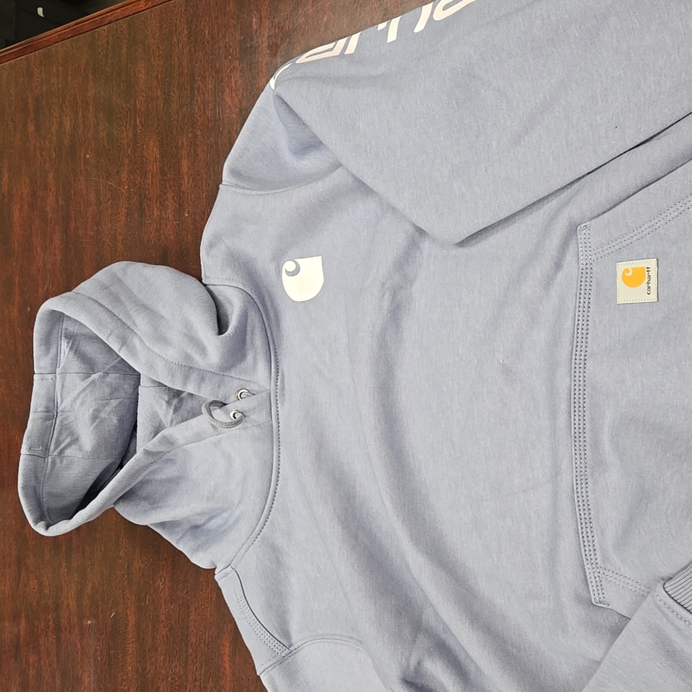 NWOT Carhartt Women's Relaxed Fit Midweight Graphic Sweatshirt - Picture 3 of 5